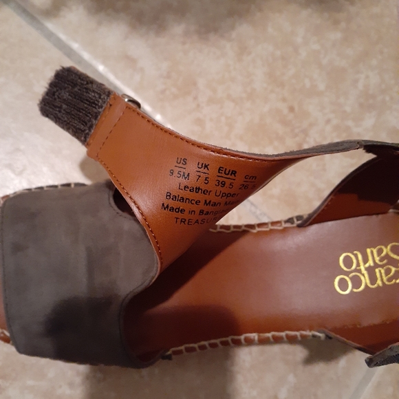 Franco Sarto Treasure leather espadrilles - Picture 3 of 7